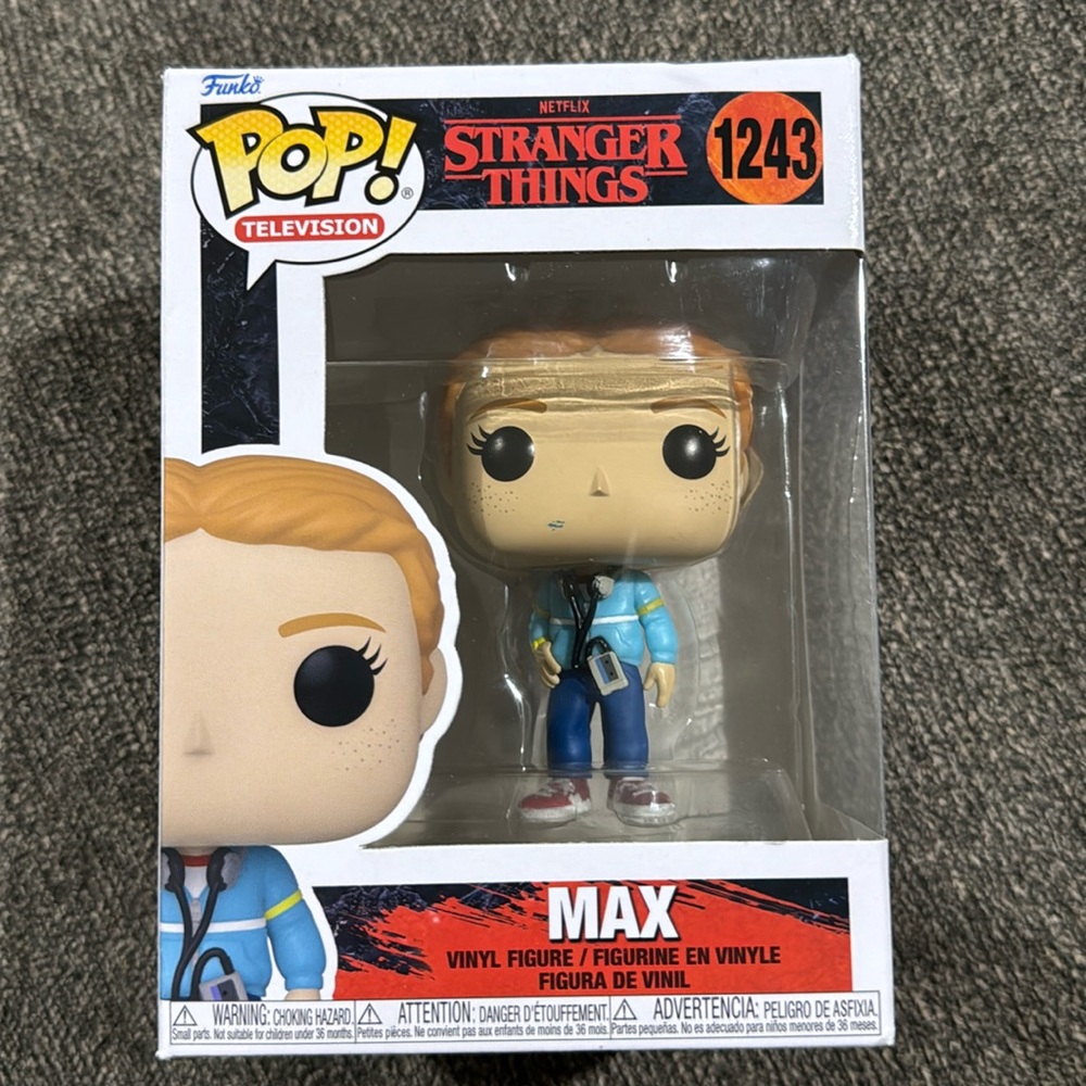 Funko Pop! Stranger Things Max Vinyl Figure - Blonde, Blue, Red